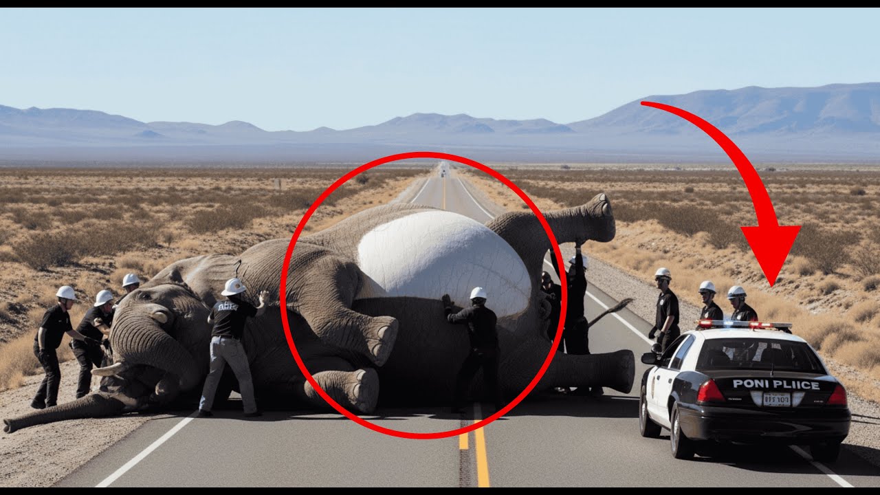 Pregnant Elephant Collapses With an Injured Leg – What Rescuers Did Next to Save Two Lives