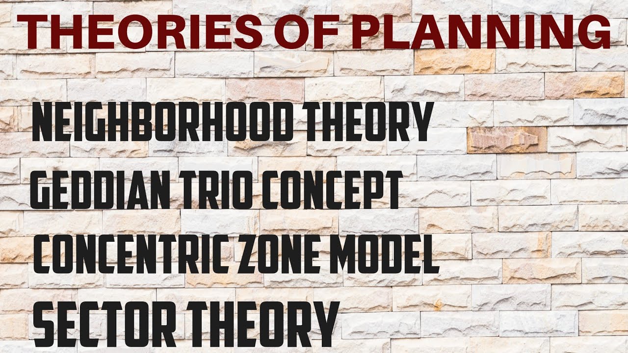 Theories of Planning  neighbourhood concept,  #assistanttownplanner #townplanning