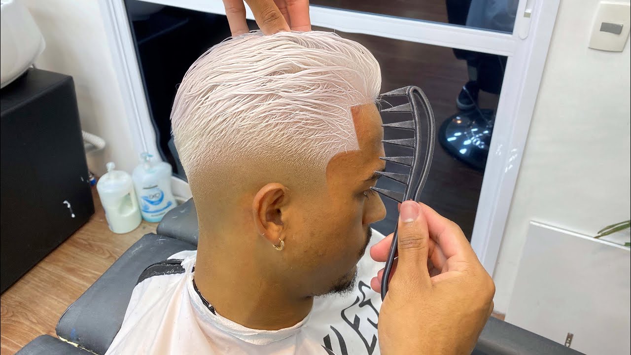 COMO FAZER PLATINADO EM CABELO LISO / rápido e fácil