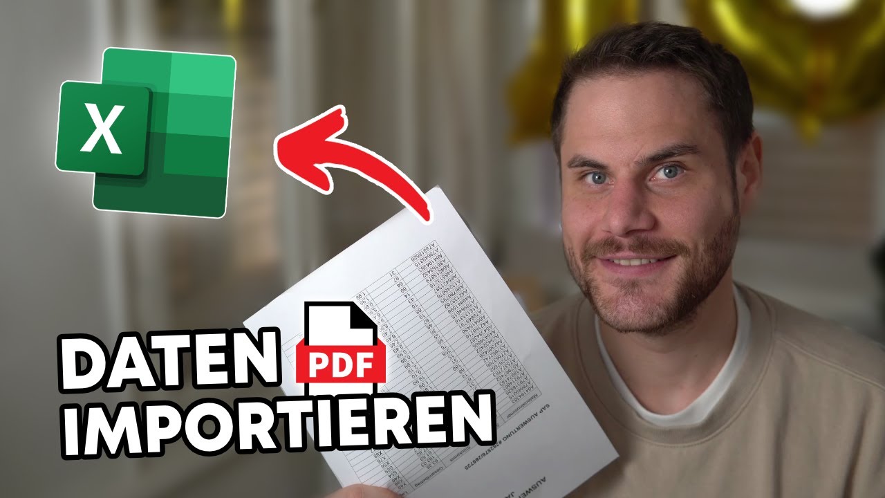 Daten aus PDFs in SEKUNDEN in Excel importieren