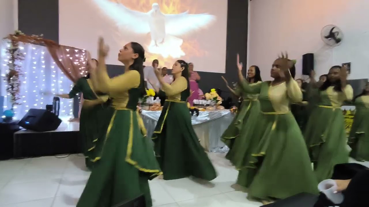 Espírito vem como fogo, coreografia Olaria de Jesus Ps