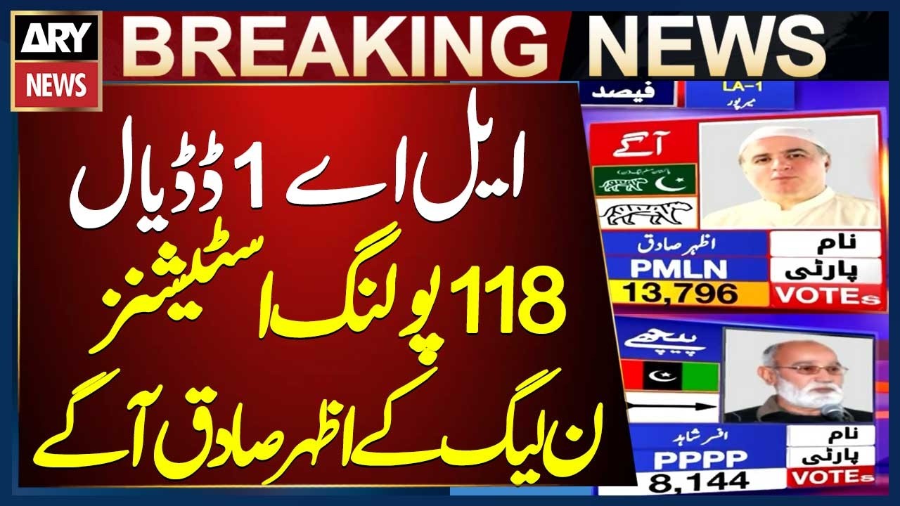 PML-N's Azhar Sadiq Leads with 13,796 Votes | Unofficial AJK Election Results 2026
