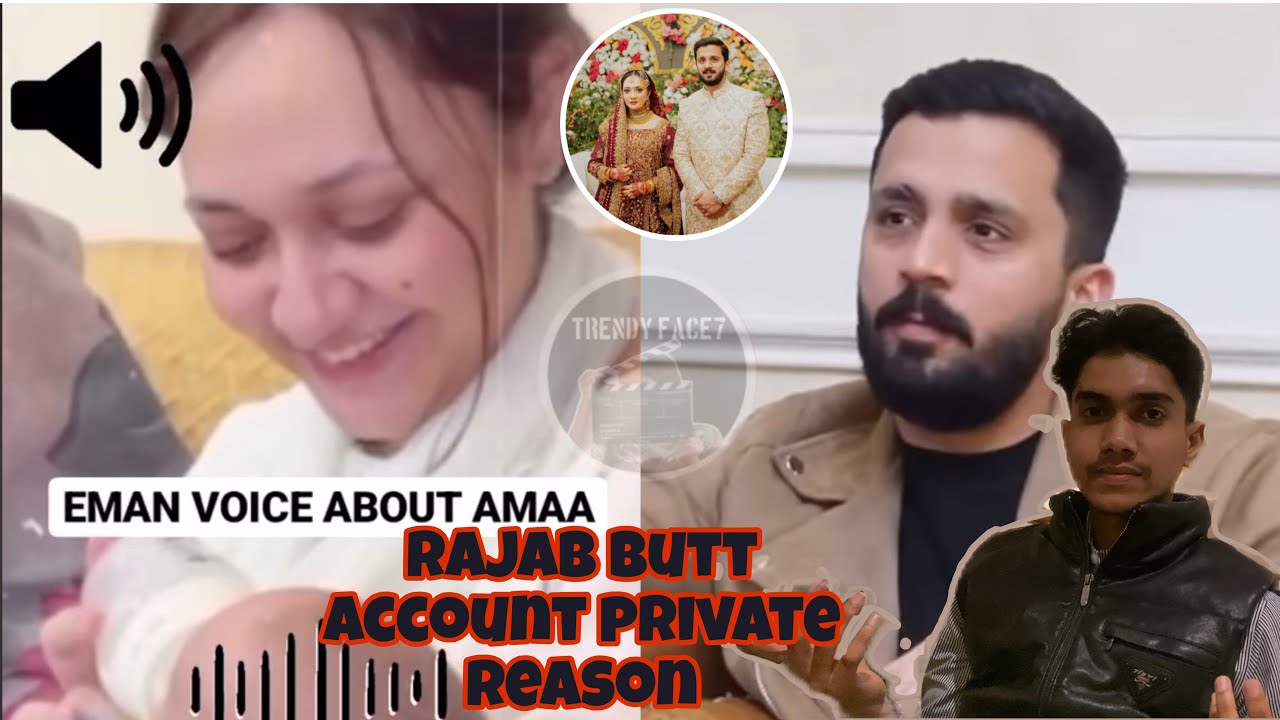 rajab butt youtube channel back update/ rajab and eman divorce/ rajab butt affairs ministry 😳