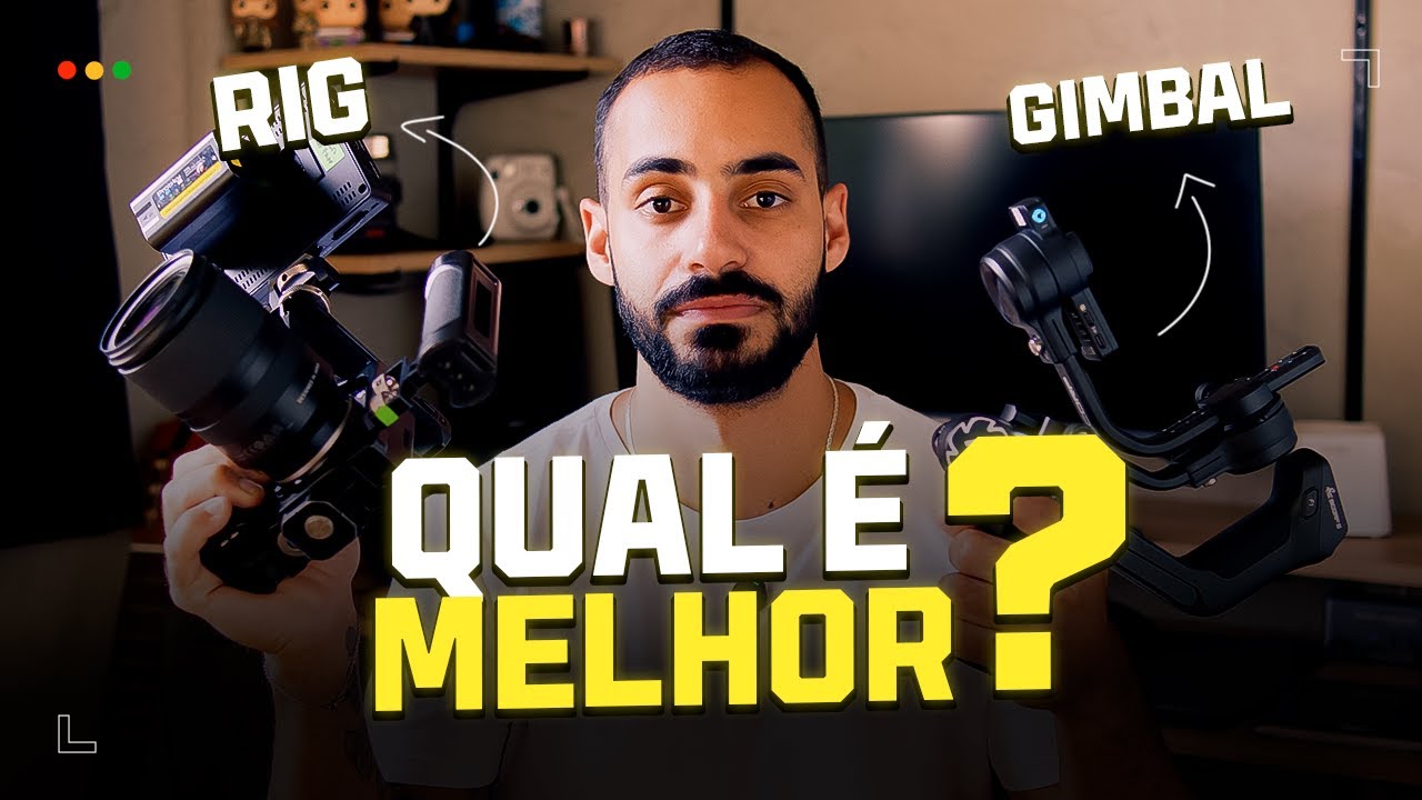 Câmera na mão, RIG ou gimbal, qual a melhor opção?