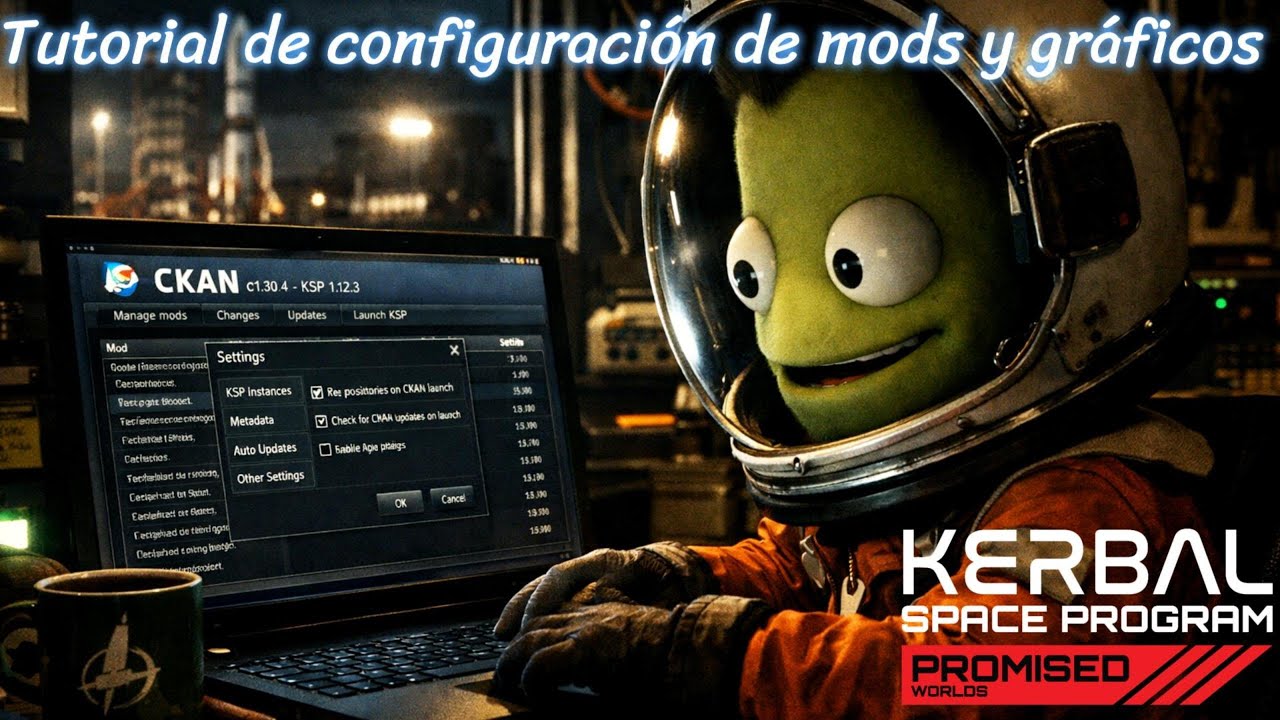 Kerbal Space Program Tutorial de configuración de mods y gráficos C2 T4