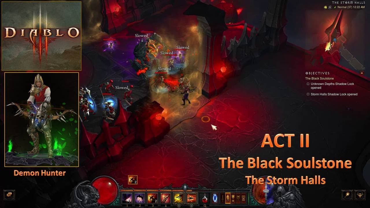 [*/\*] Diablo III - ACT II - The Black Soulstone - The Storm Halls (Demon Hunter)
