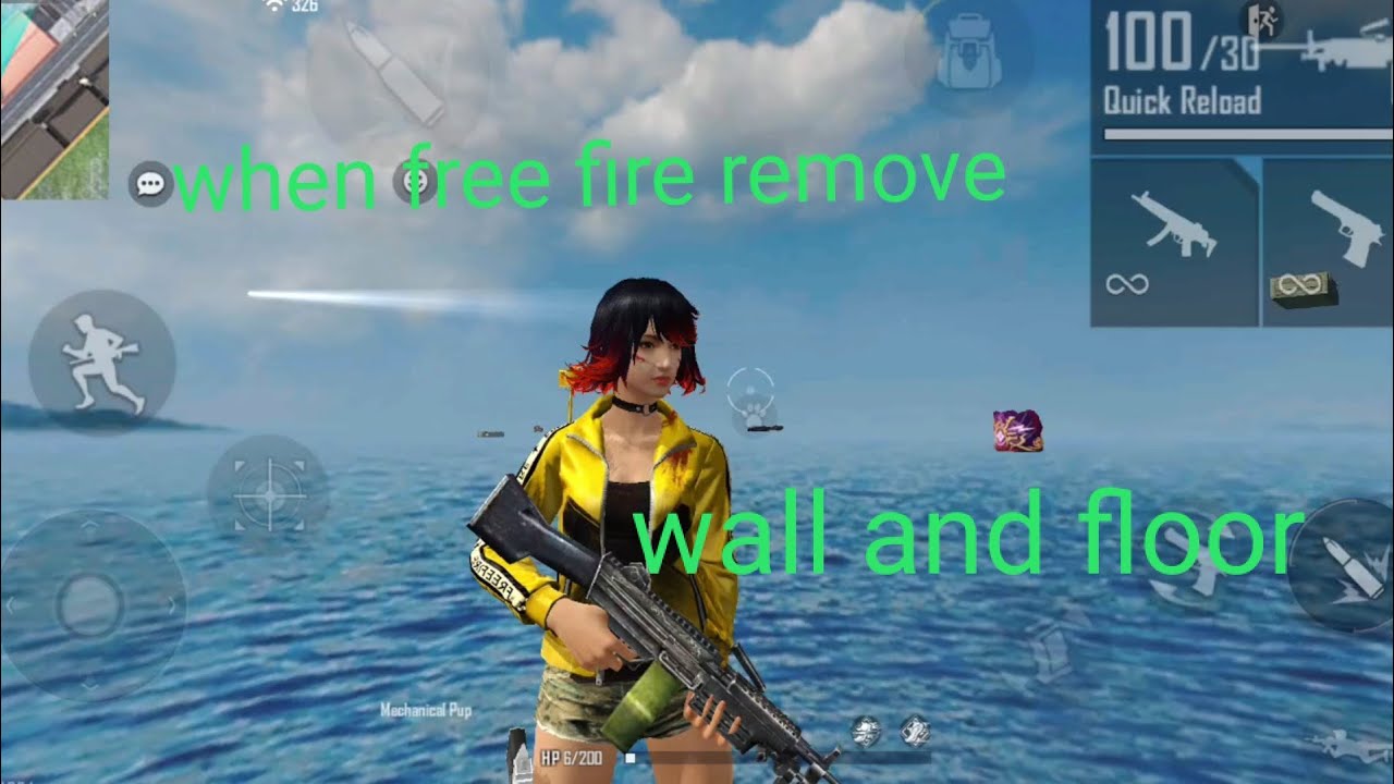 Free fire remove all wall and floor? scam in free fire? Dashanan Gaming