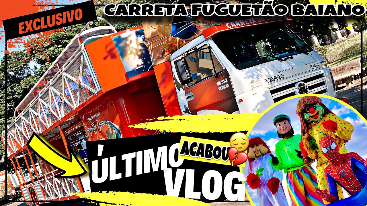 DAILY VLOG- &Uacute;LTIMO VLOG DA CARRETA FUGUET&Atilde;O BAIANO🥺