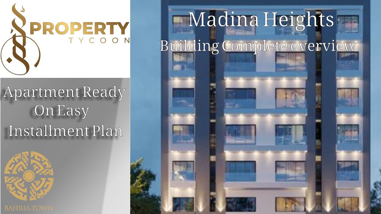 Madina Silver Height Overview Ready to move Bahira town Lahore 1|2 Bed Appartment at easy instalment
