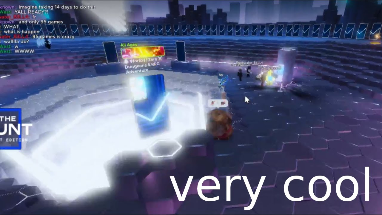 Finishing The Hunt First Edition in Roblox