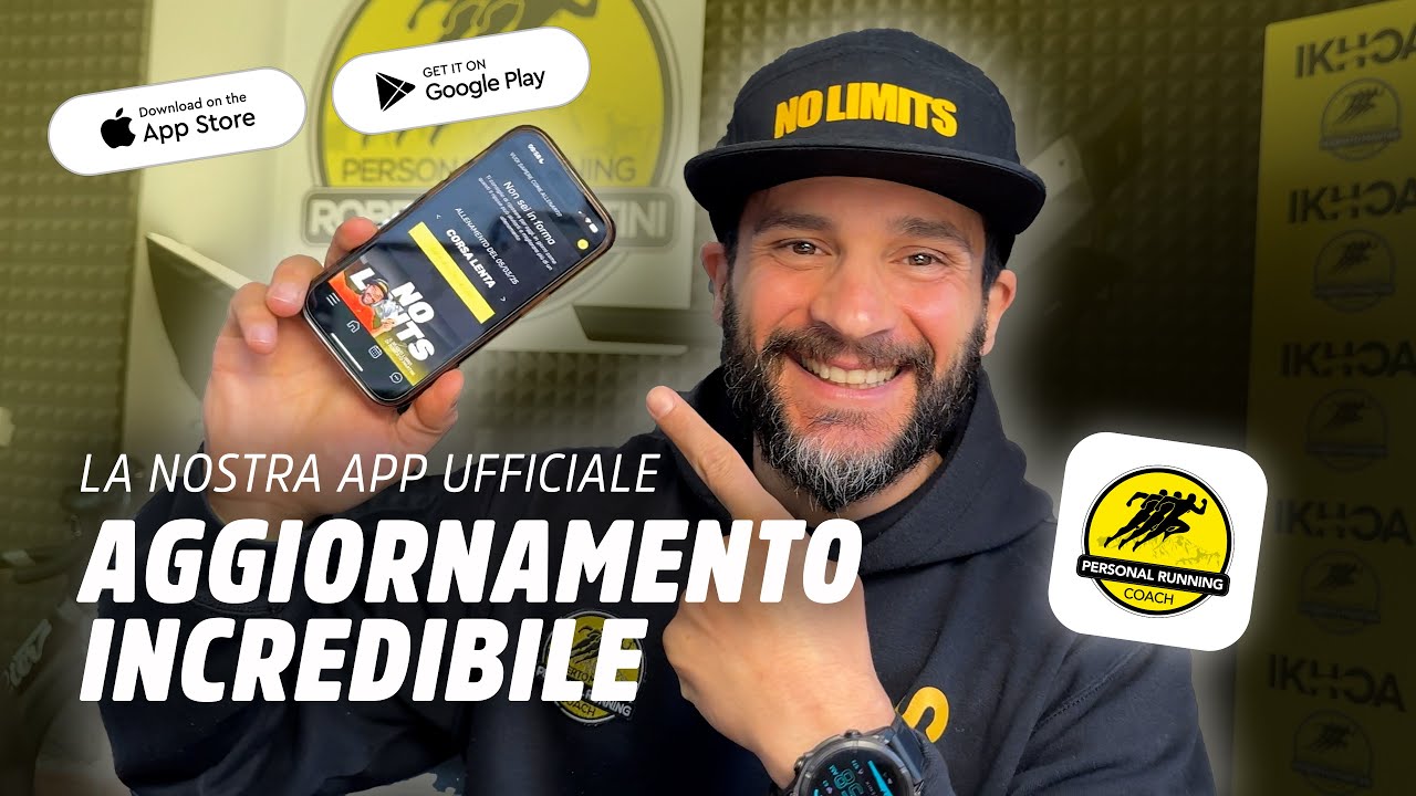 🏃&zwj;♂️ Maratona? Ultra Trail? Allenati con la NOSTRA app