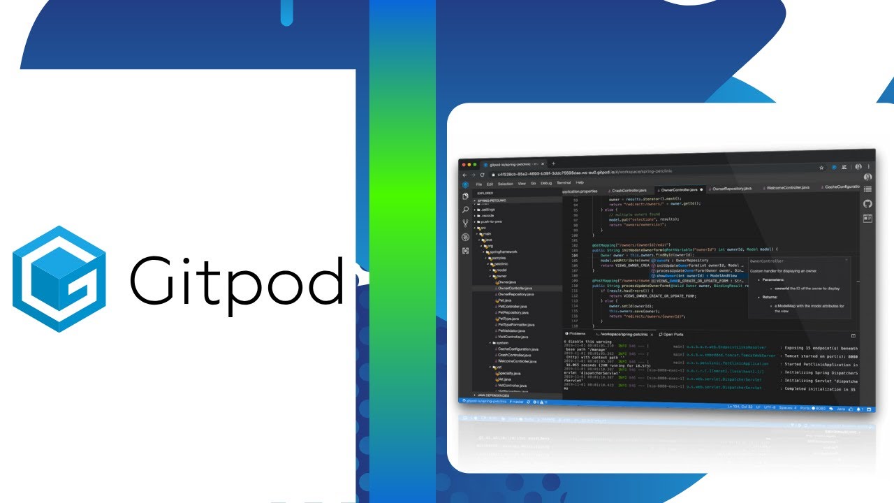 GitPod Online IDE For GitHub and GitLab