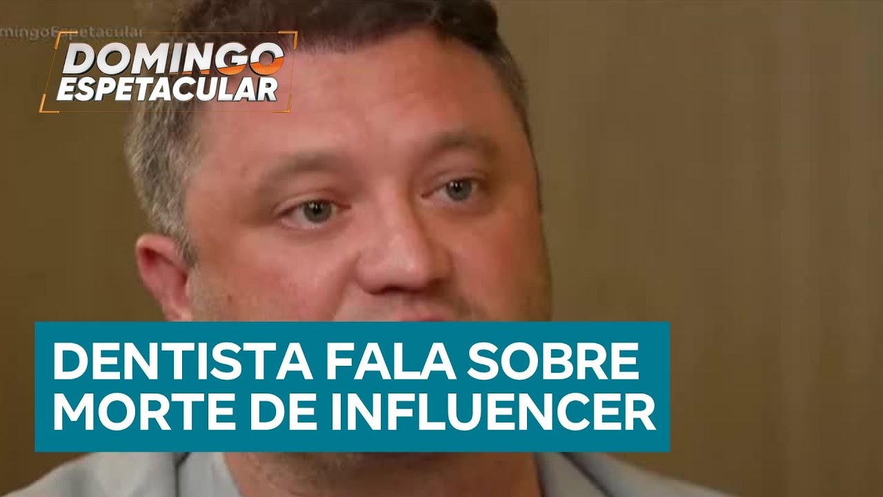 Cabrini entrevista dentista investigado pela morte do influenciador Junior Dutra