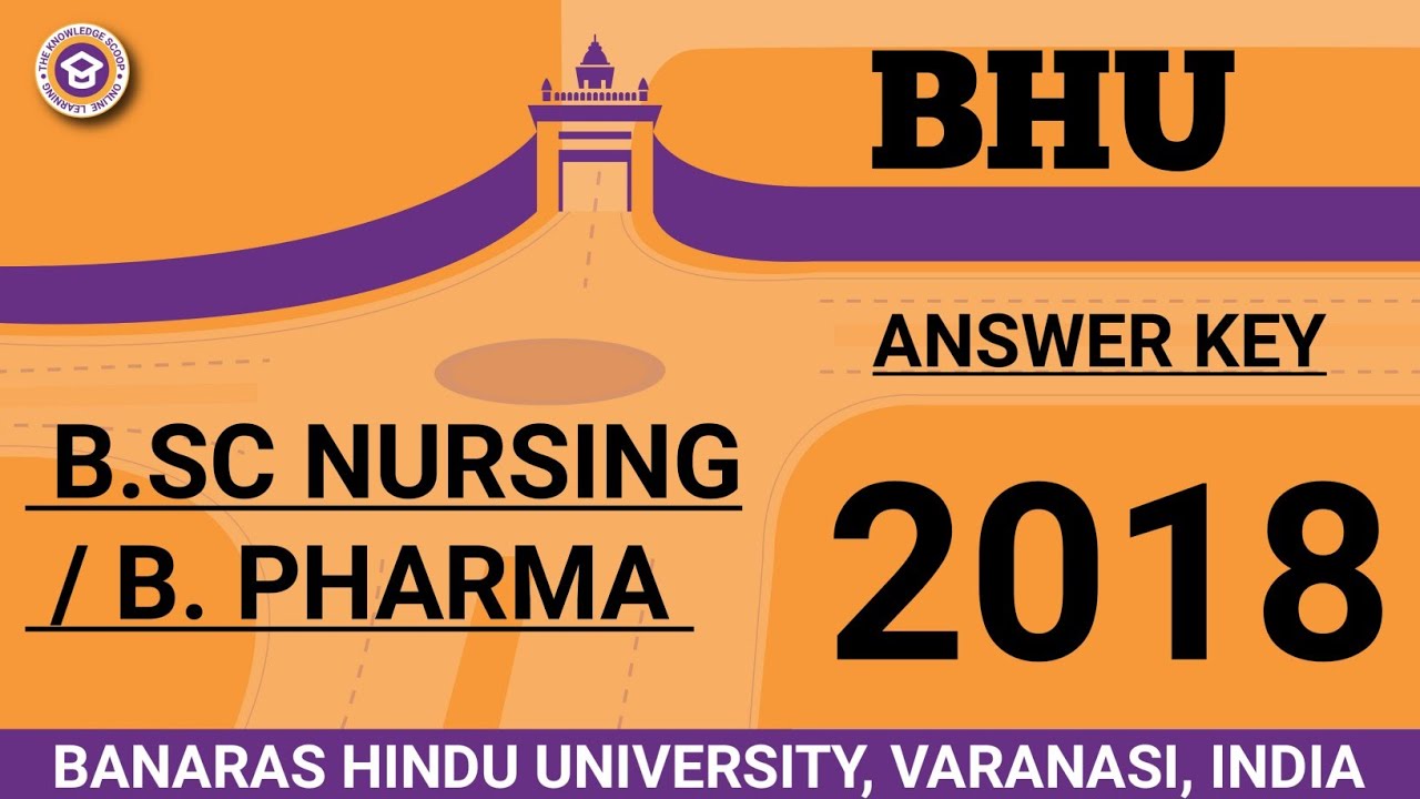 BHU B.Sc. Nursing and B.Sc. B pharma 2018 Answer key | Answer key of BHU B.Sc Nursing 2018 | Zoology