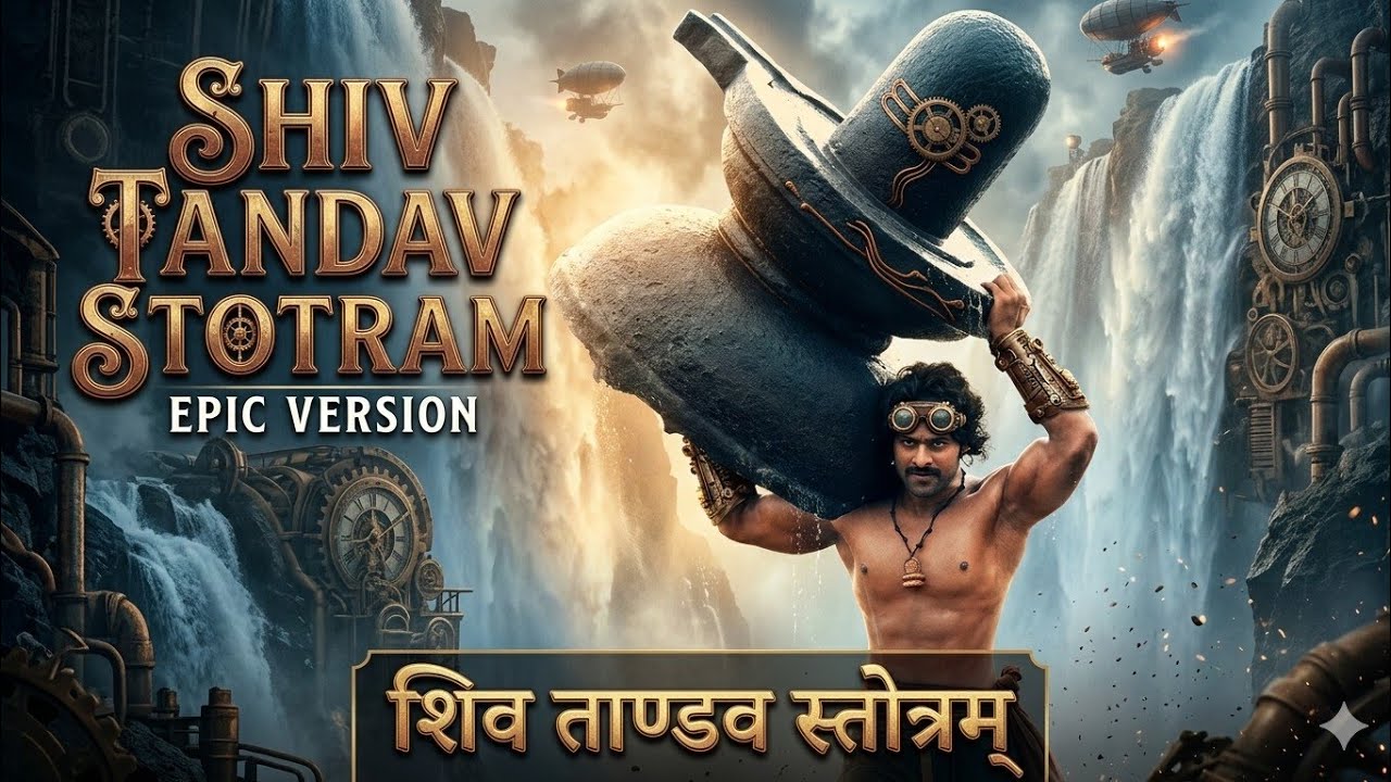 🕉️शिव तांडव स्त्रोत🕉️💥/बाहुबली Epic शिव तांडव स्तोत्र !tandav