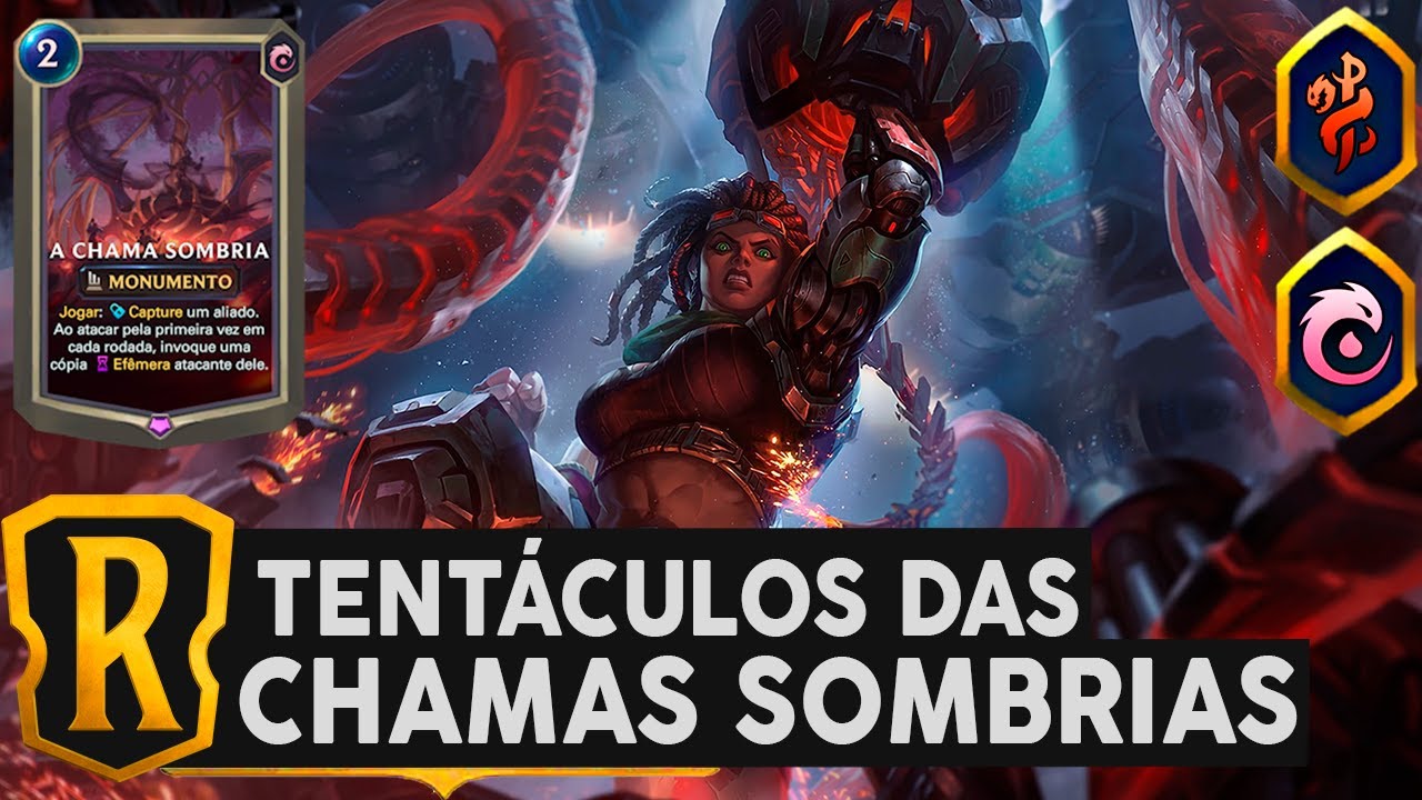 ILLAOI ESMAGAAAA 🐙 SINERGIA INCRÍVEL| ILLAOI CHAMA SOMBRIA DECK | LEGENDS OF RUNETERRA GAMEPLAY