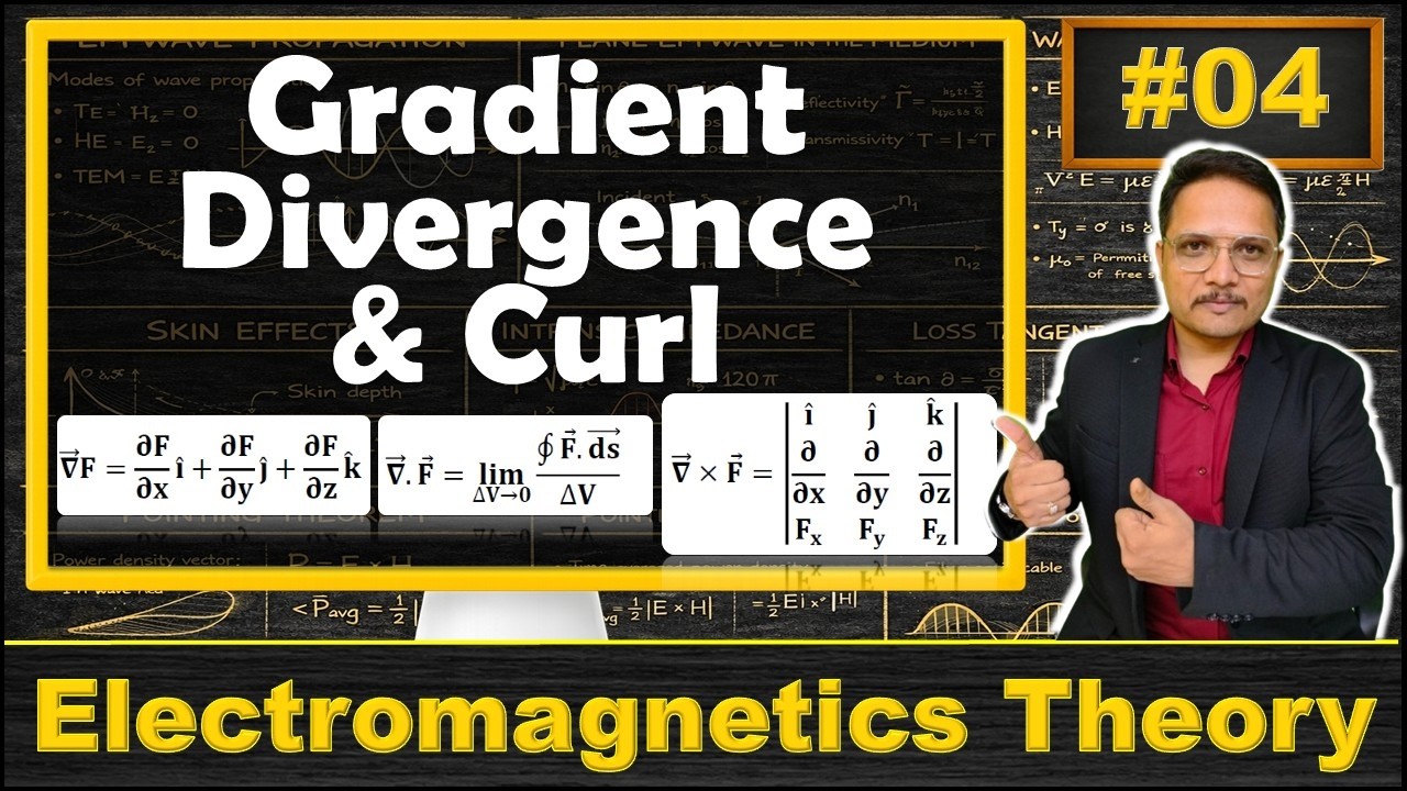 Gradient, Divergence, and Curl: Detailed Explanation with Solved Examples