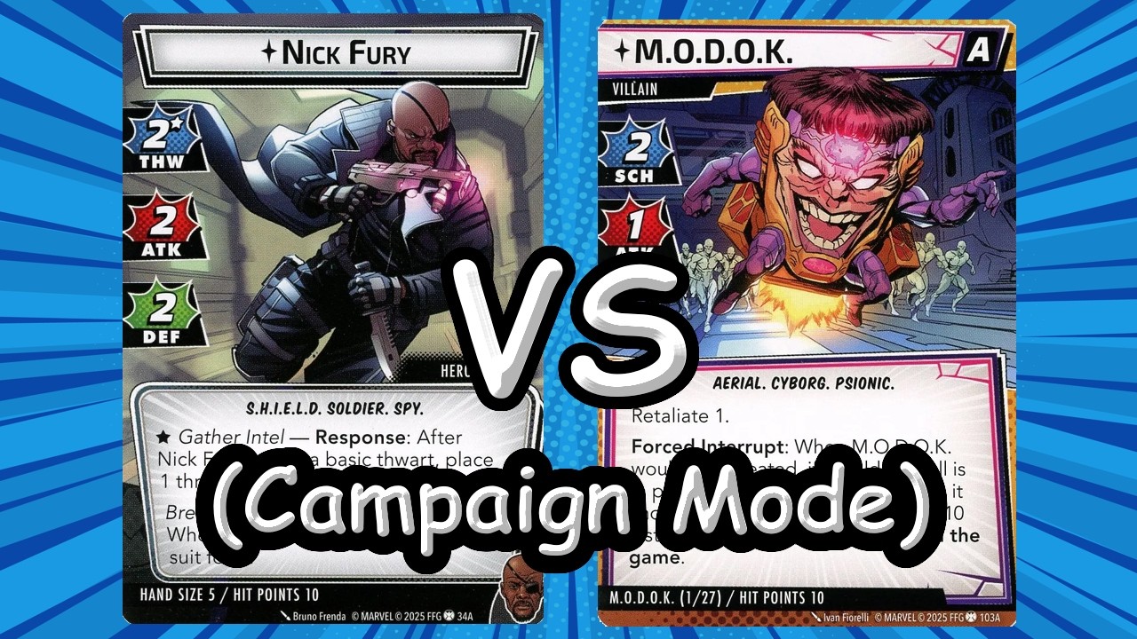 Fastest Win Ever??? Nick Fury (J) vs M.O.D.O.K. (S1 Campaign)