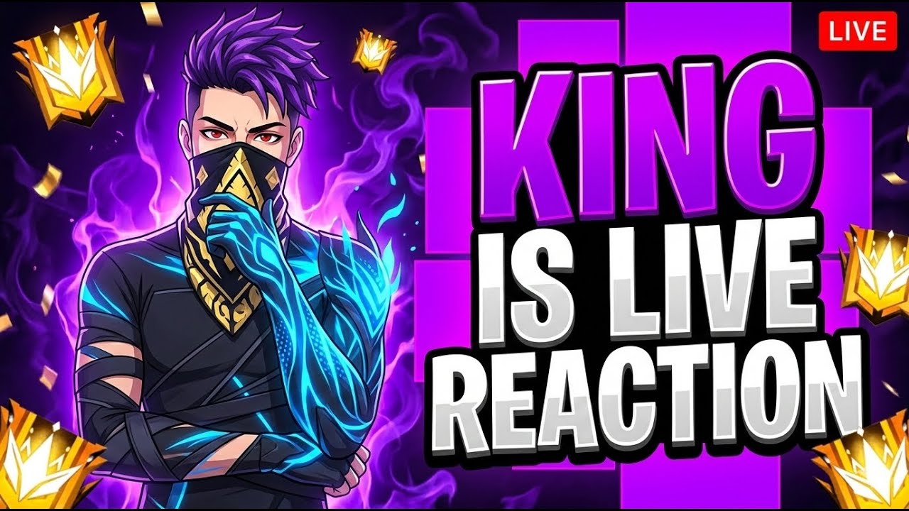 🔥 | FREE FIRE MAX LIVE REACTION🤯 PRO GAMEPLAY |⚙️GW KING LIVE 🔴#viral#freefiremax #foryou#live#ff