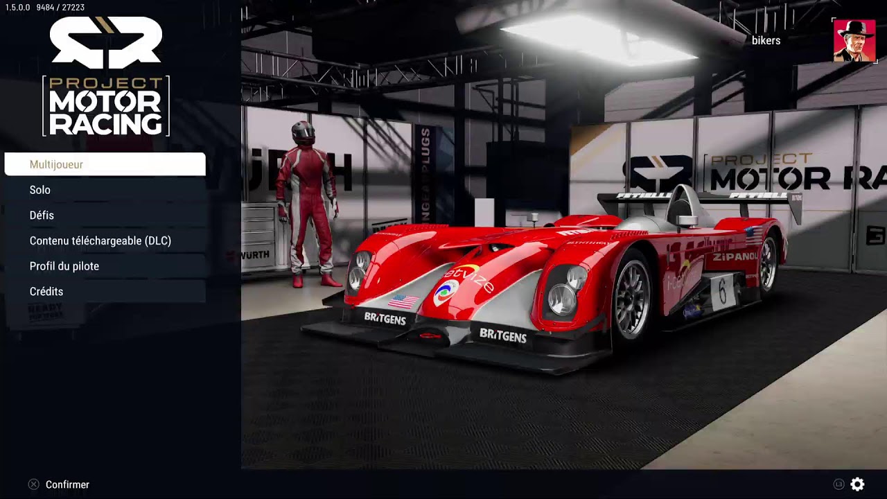Project motor racing : multijoueur