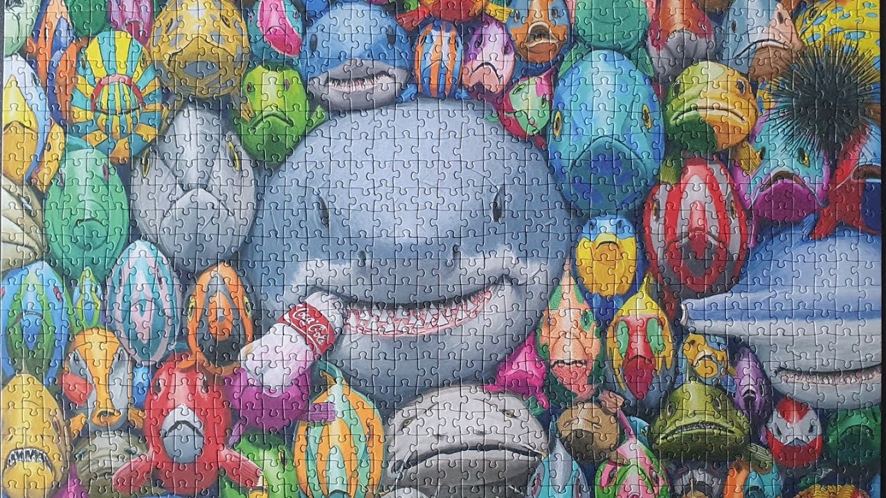 Bunte Fische - 1000 Teile