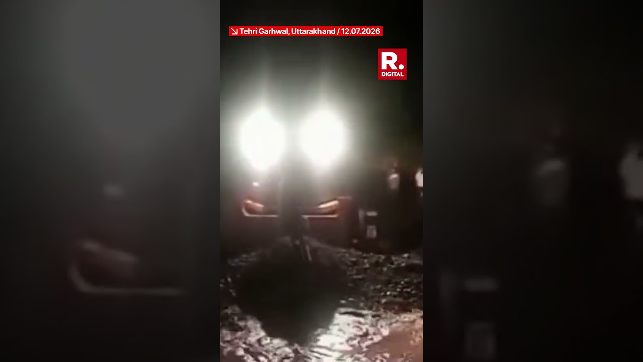 Uttarakhand Monsoon Fury: Landslide At Mussoorie Bend Blocks Nainbagh Route In Tehri Garhwal