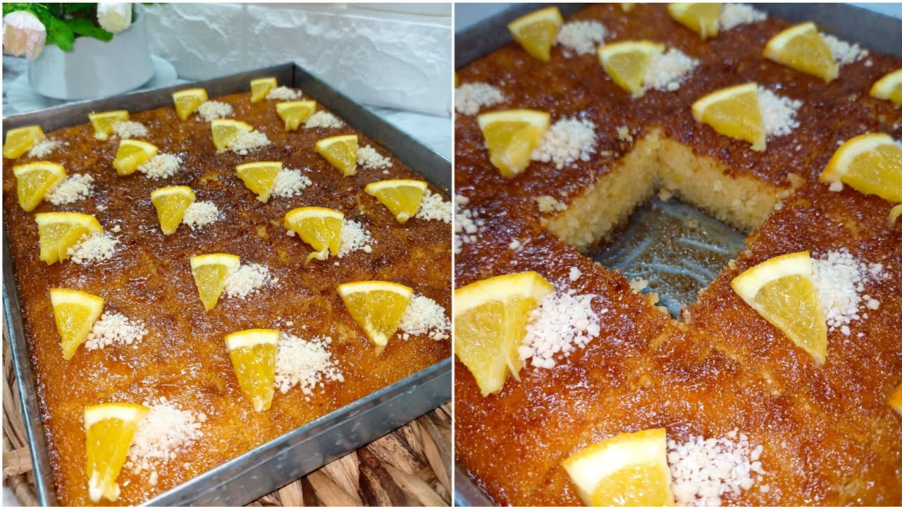 بسبوسة بمقادير مضبوطة 💯 و إقتصادية🇩🇿ناجحة من أول تجربة