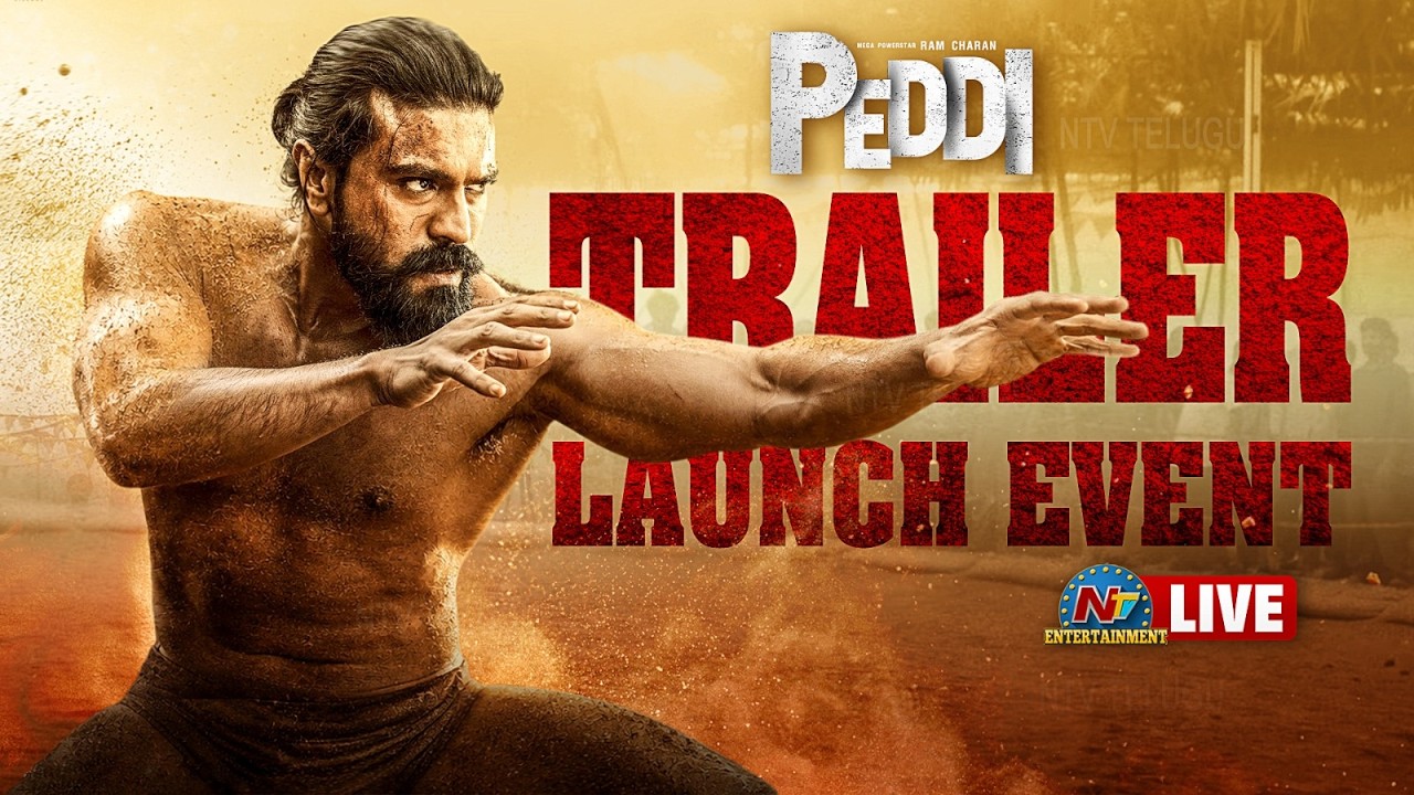 PEDDI Trailer Takeover Event LIVE | Ram Charan || NTVENT