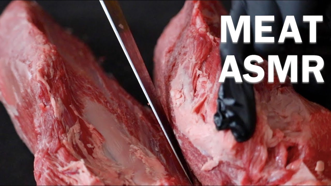 【肉磨きASMR】黒毛和牛トンビを捌く Wagyu Cutting Chuck Tender