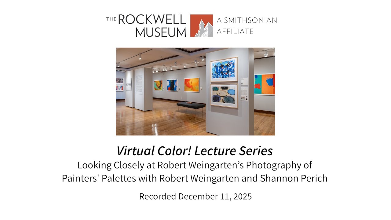 Color! Lecture Series | Looking Closely at Robert Weingarten’s Photography of Painters’ Palettes