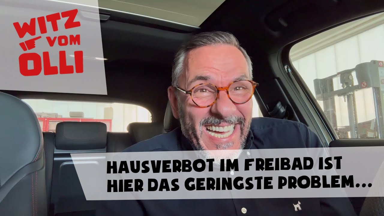 Hausverbot im Freibad? K&ouml;nnte schlimmer sein... :D | Witz vom Olli - 90/25