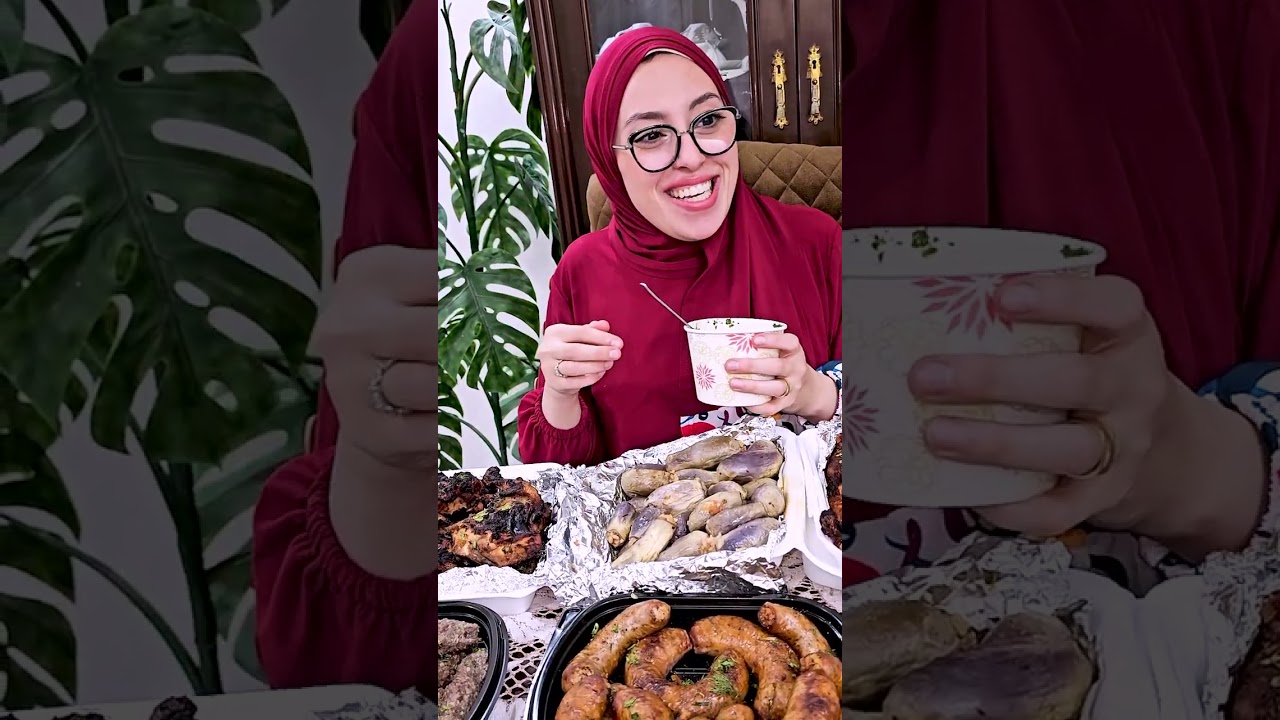 عزمت ماما وأخواتى على الأكل