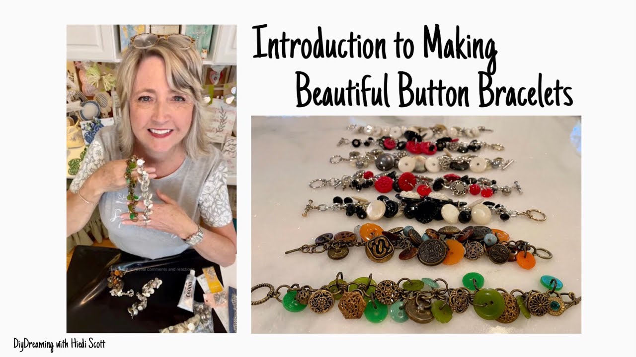 Introduction to making button bracelets