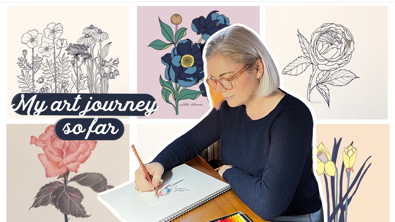 My drawing journey ✷ Sharing my art journey and reflecting on finding my style. + time lapse art.