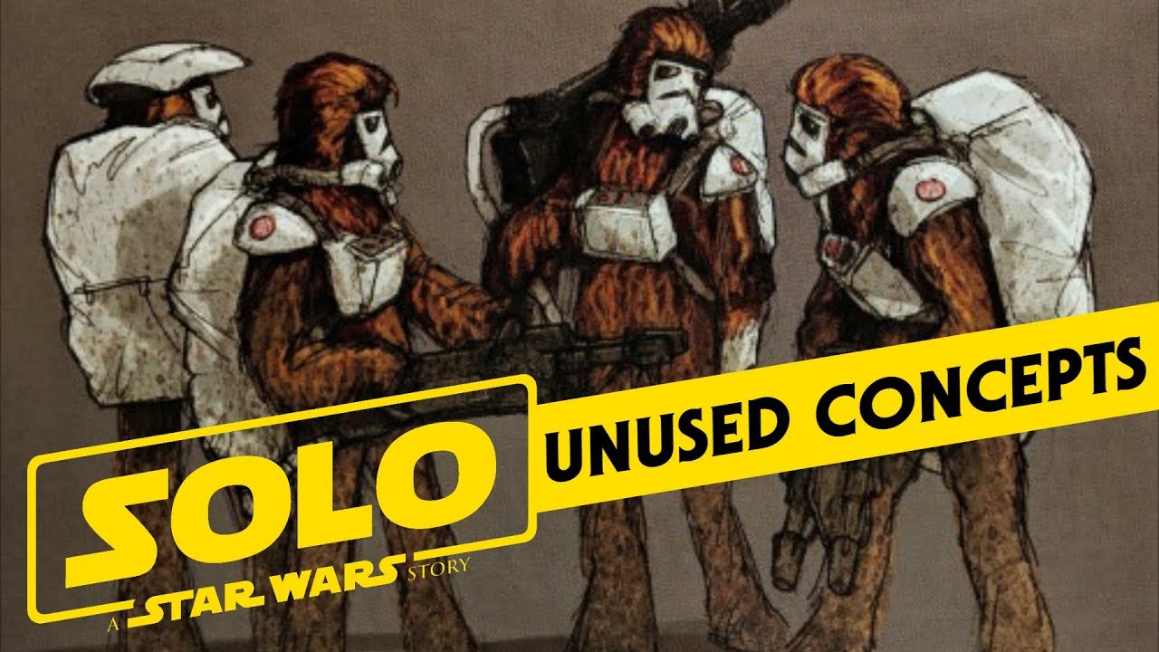 Wookiee Stormtroopers and More Unused Ideas and Concepts from The Art of Solo: A Star Wars Story