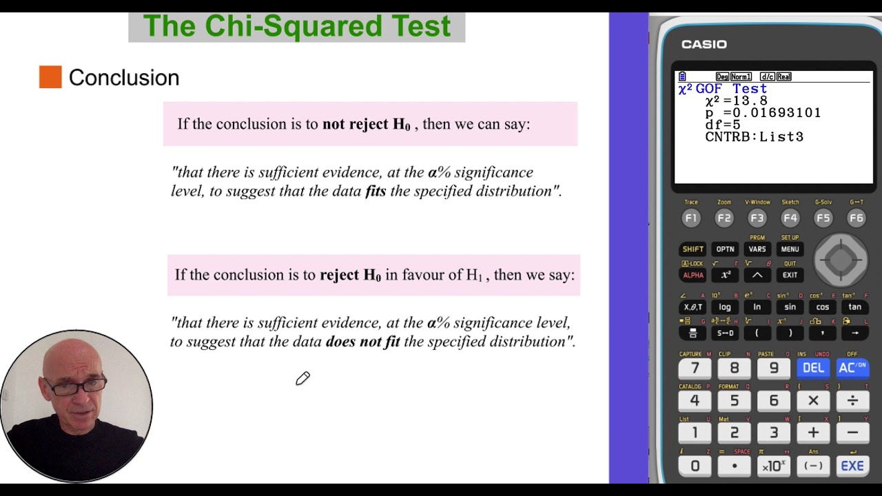 Chi Squared Goodness of Fit Test (part 1)