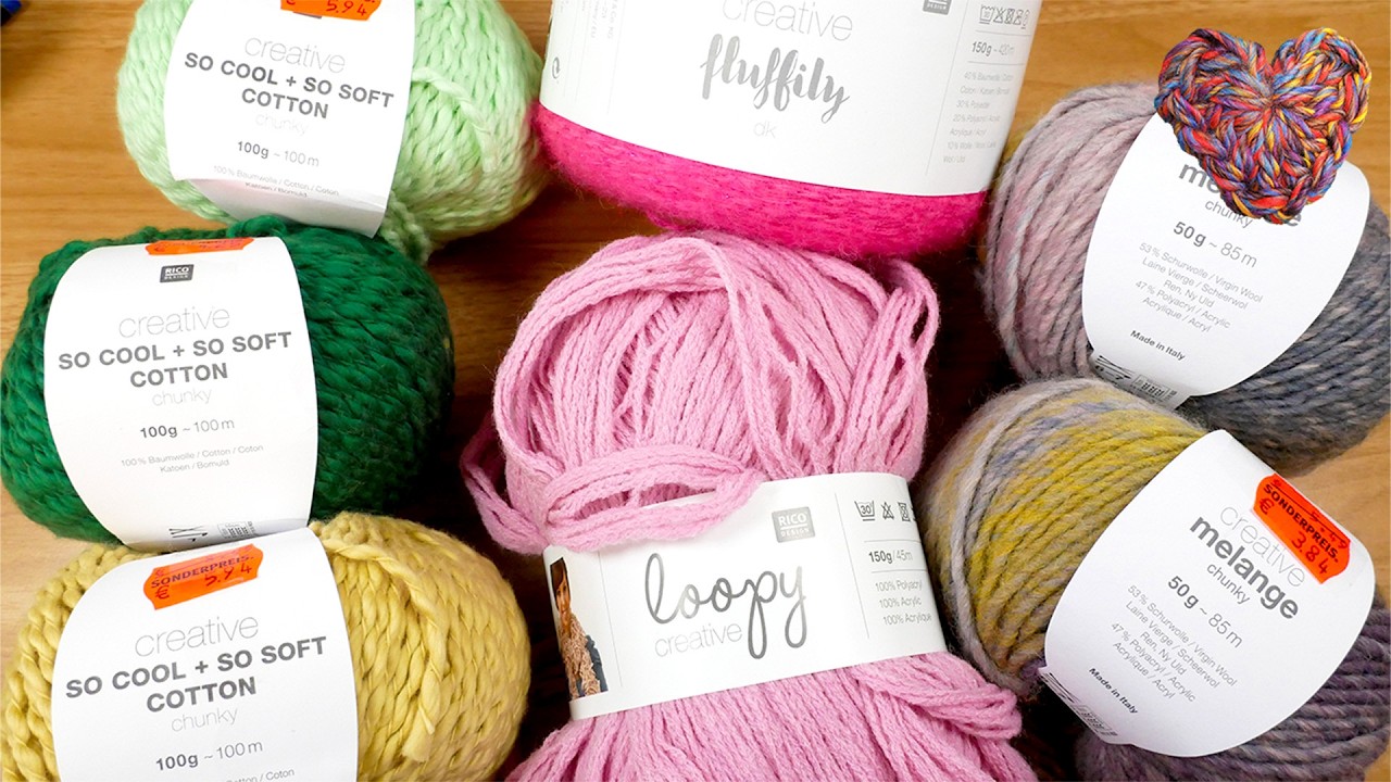 Haul | Spring yarn from Idee & Rico Design | Cotton & Glitter | Yarn review