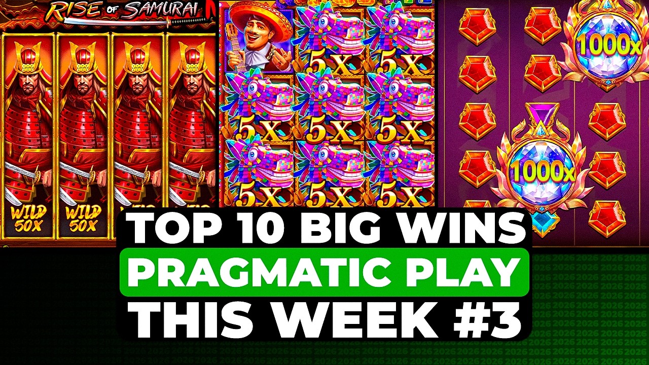 TOP 10 BIGGEST WINS ON PRAGMATIC PLAY THIS WEEK #3 / REAL PLAYER WINS