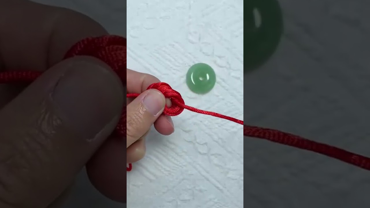Instructions for tying a necklace quickly and beautifully #diy #crafting #necklace