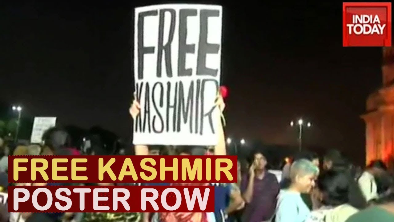 Police Rejesters Sedition Case In Mysore Unvi For 'Free Kashmir' Poster