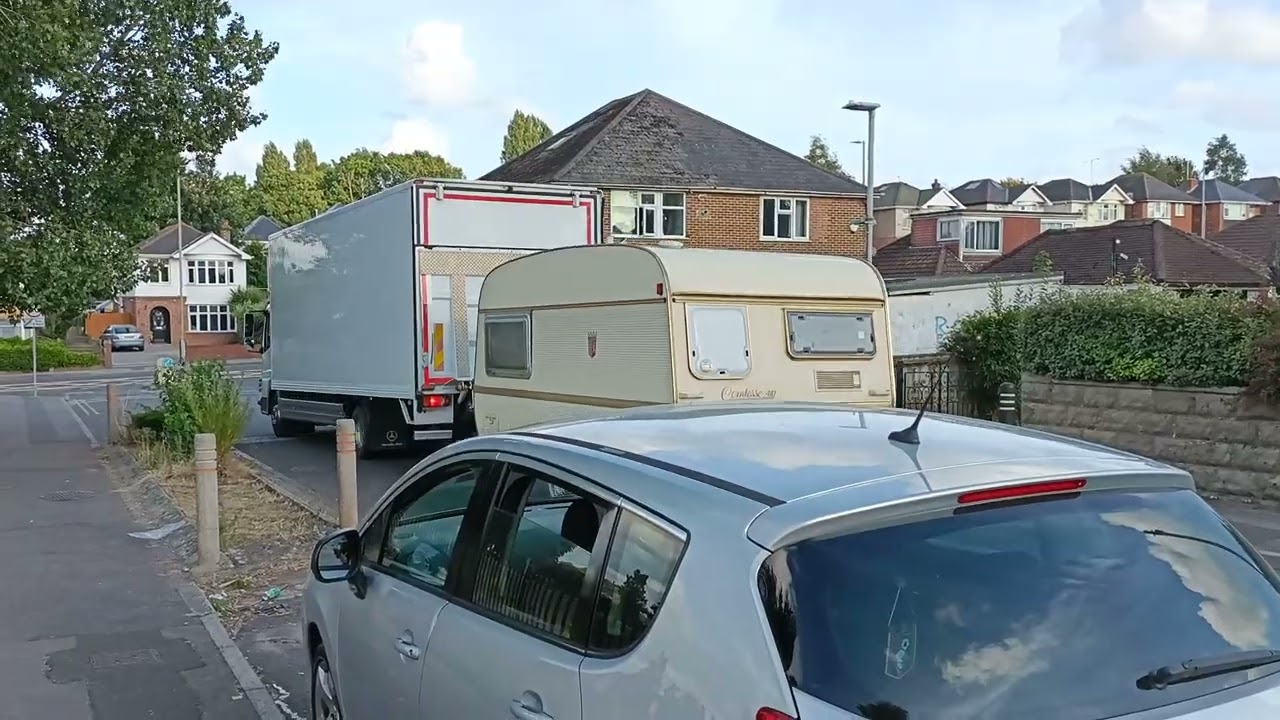circus Vagas packing up and pulling off from Branksome Recreation Poole 2024