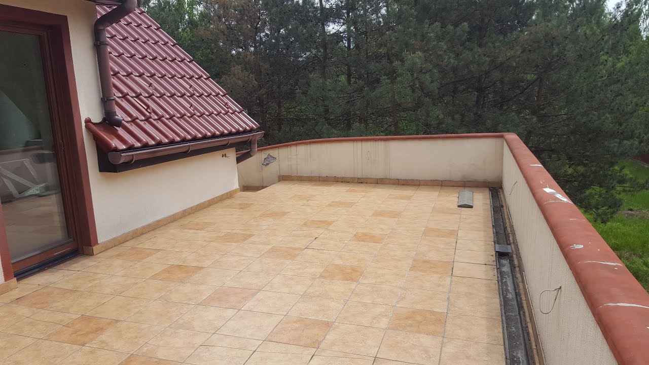 Ремонт и гидроизоляция открытой террасы частного дома