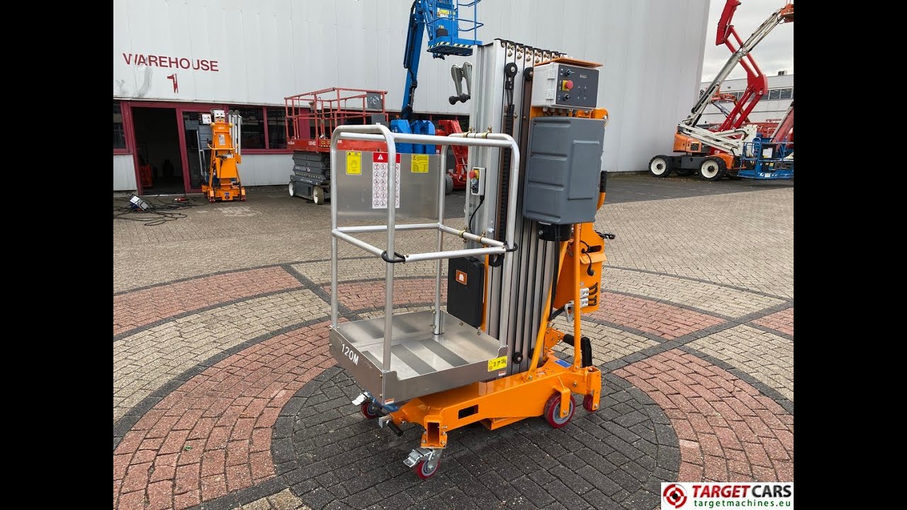 783548 HANGCHA HV120M-LC DC VERTICAL MAST AERIAL WORK LIFT PLATFORM 1240CM 2025 82BE00644 NEW UNUSED