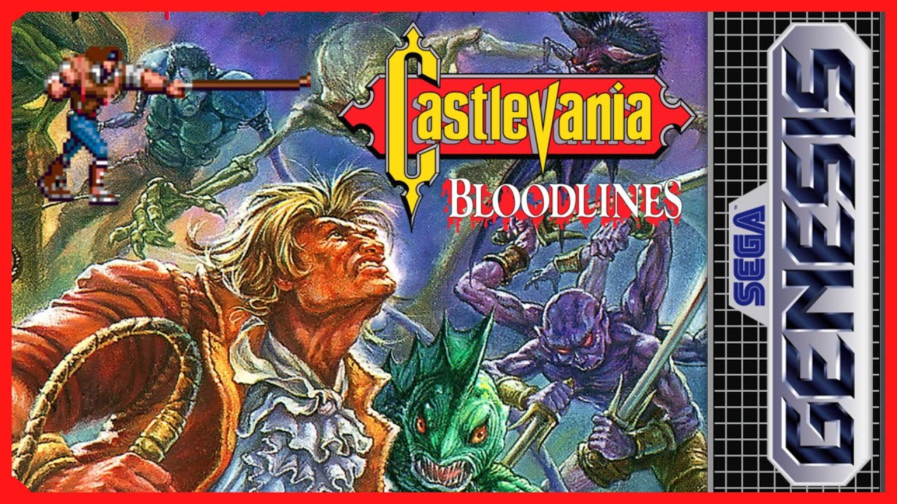 Castlevania: Bloodlines (Sega Genesis) - Longplay | No Damage Expert Mode as John Morris