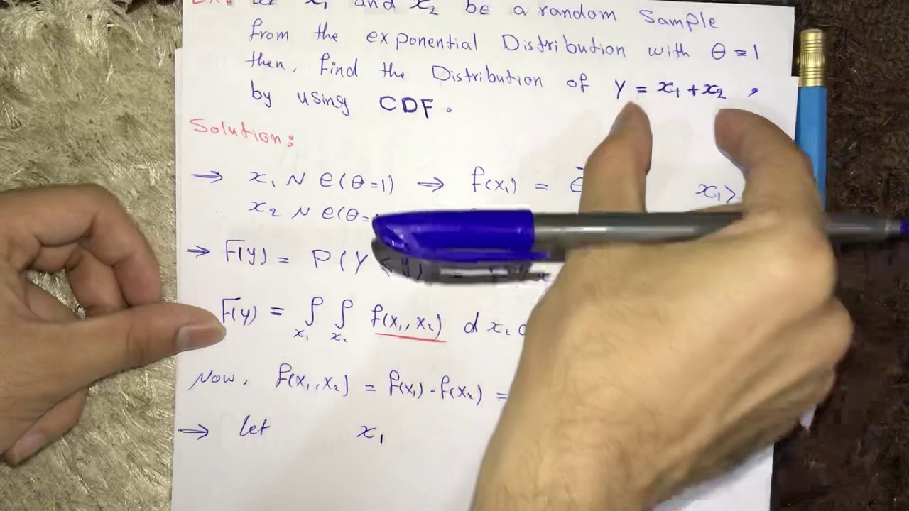 Mathematical Statistics-Moment Generation Function technique kurdish by Didar Akram part_30