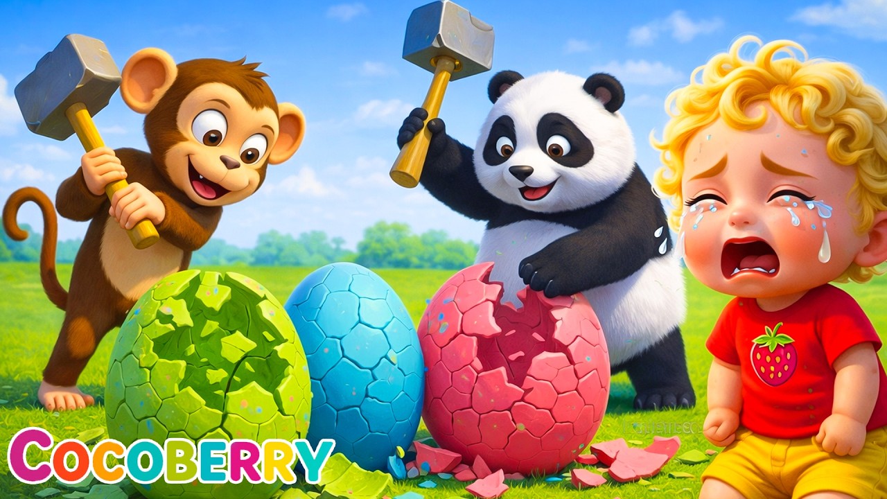 Naughty Monkey Stole Eggs 🐒🐼🥚 Revenge Mission! 🧨 | Steal Everything from Old Man’s | Cocoberry TV
