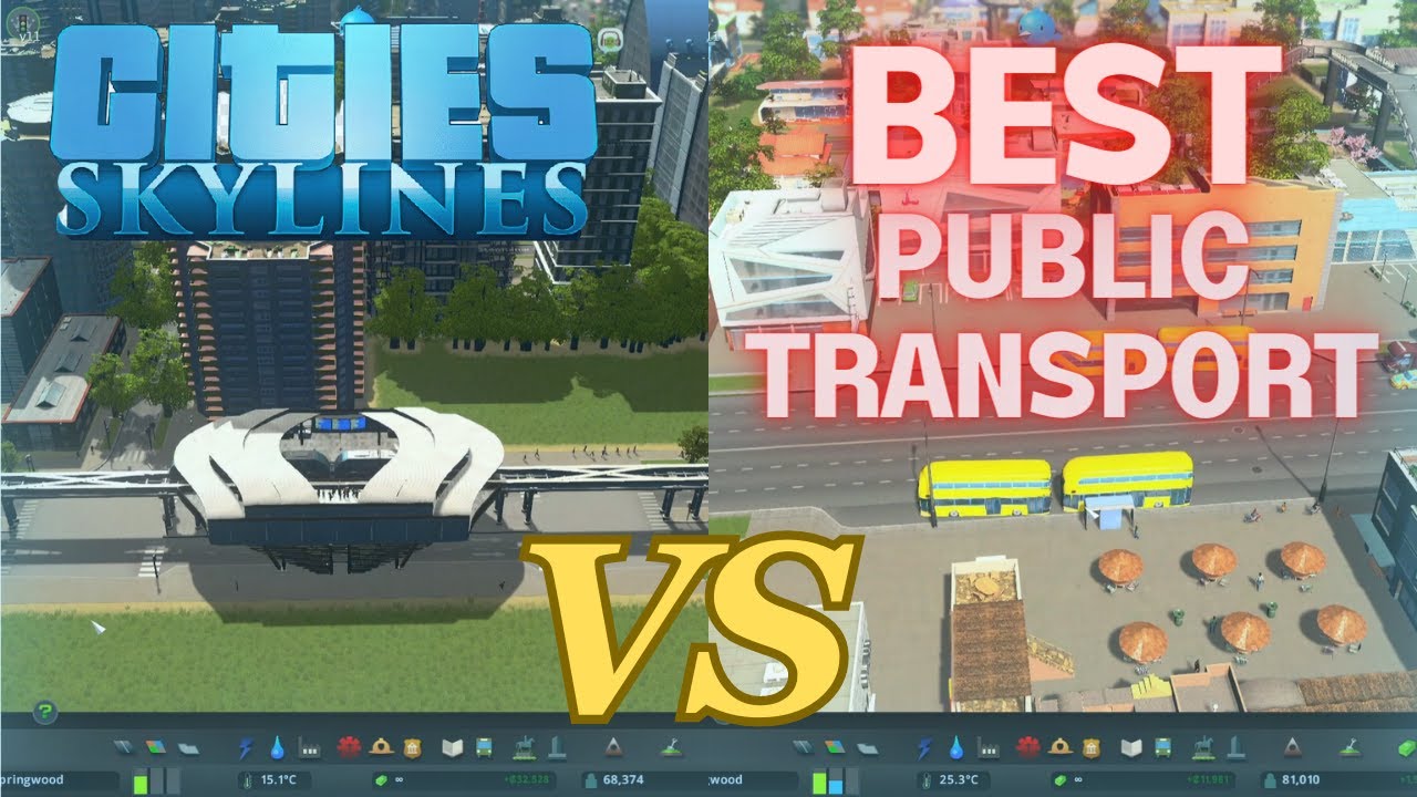 From Buses to Monorails: Exploring the Best Public Transportation in Cities Skylines