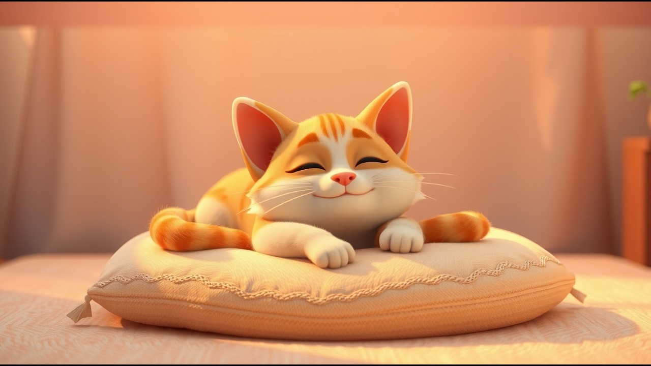 O Gato Brincalhão 🐱 _ Música Infantil em Português