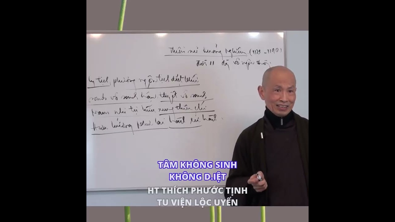 TÂM KHÔNG SINH KHÔNG DIỆT | Thầy Thích Phước Tịnh