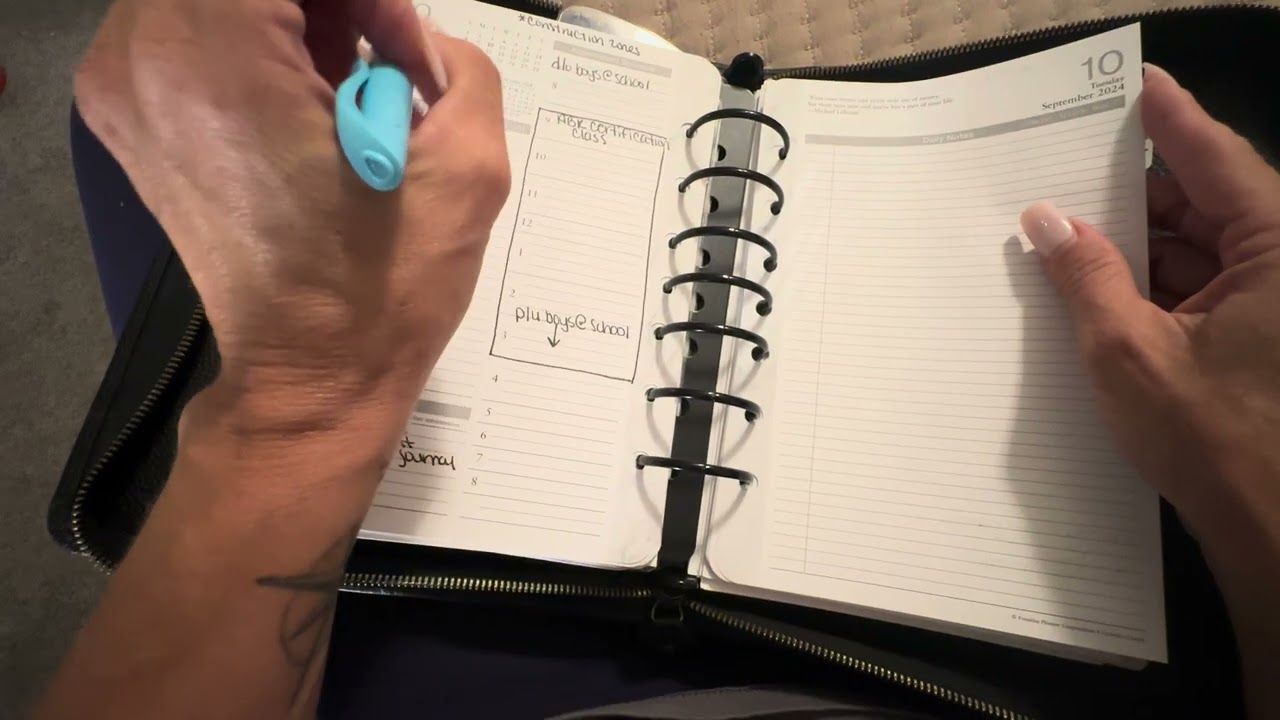 Franklin Covey Tyler Binder: Daily Planning